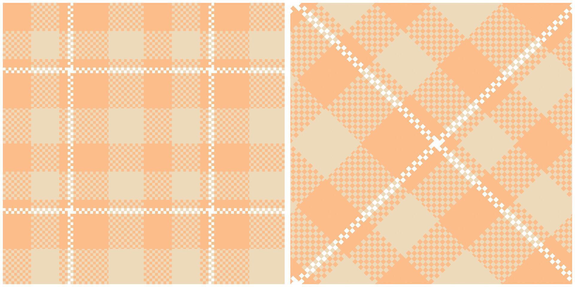 Scottish Tartan Seamless Pattern. Plaid Pattern Seamless Seamless Tartan Illustration Set for Scarf, Blanket, Other Modern Spring Summer Autumn Winter Holiday Fabric Print. vector