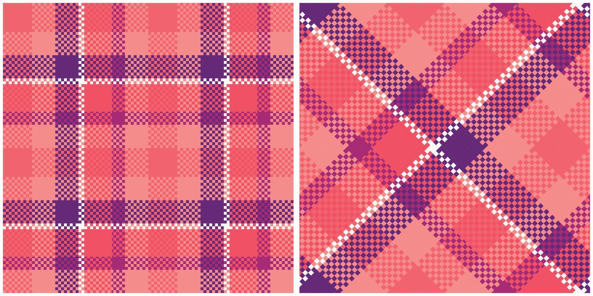 Scottish Tartan Seamless Pattern. Checkerboard Pattern Template for Design Ornament. Seamless Fabric Texture. vector