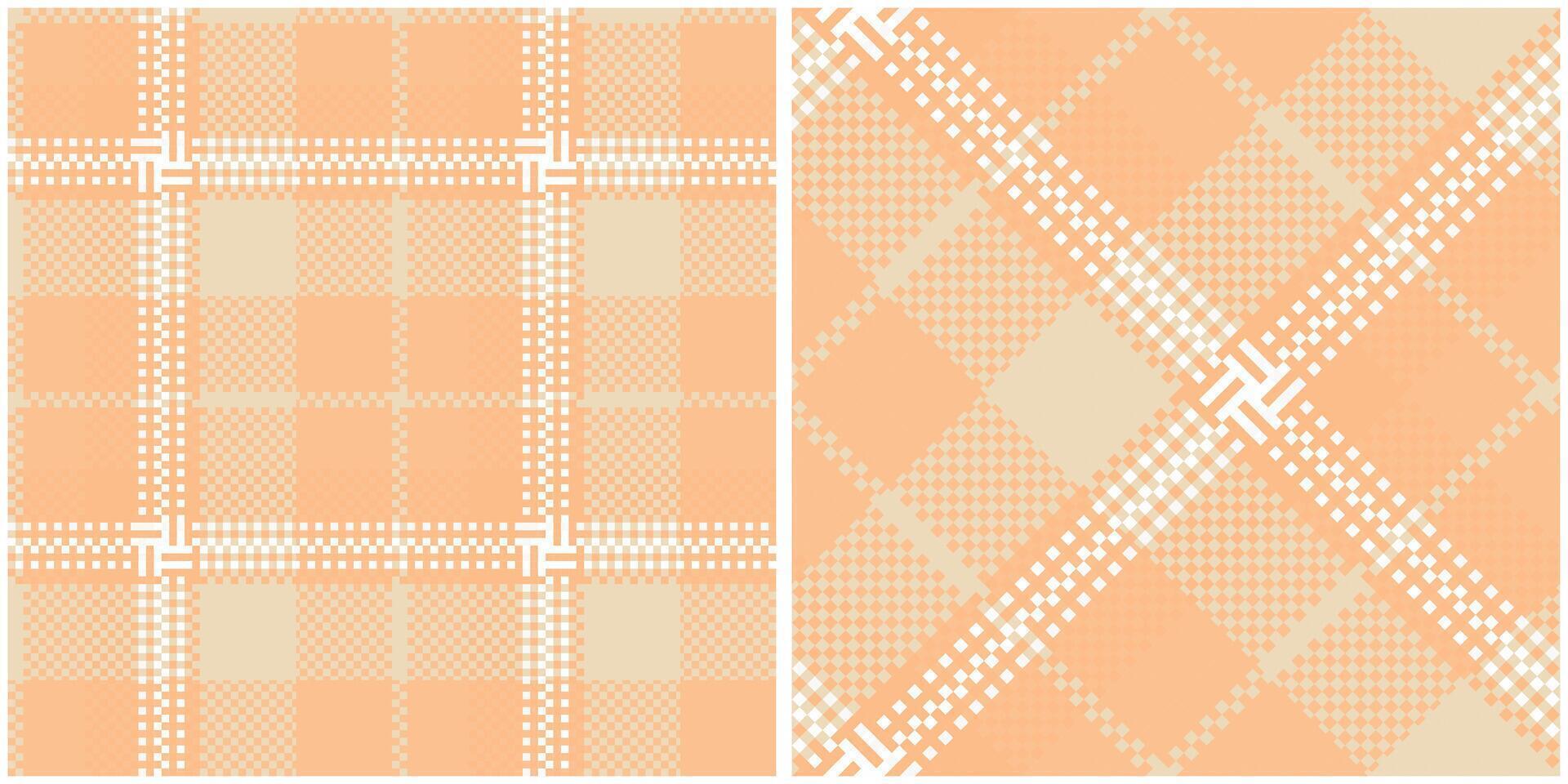 Scottish Tartan Seamless Pattern. Plaid Patterns Seamless Seamless Tartan Illustration Set for Scarf, Blanket, Other Modern Spring Summer Autumn Winter Holiday Fabric Print. vector