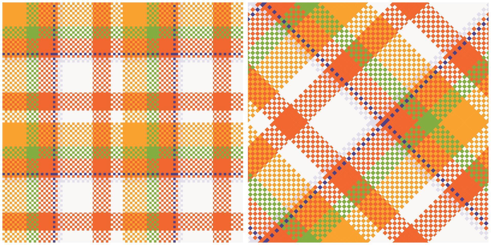 Scottish Tartan Seamless Pattern. Tartan Plaid Seamless Pattern. Traditional Scottish Woven Fabric. Lumberjack Shirt Flannel Textile. Pattern Tile Swatch Included. vector