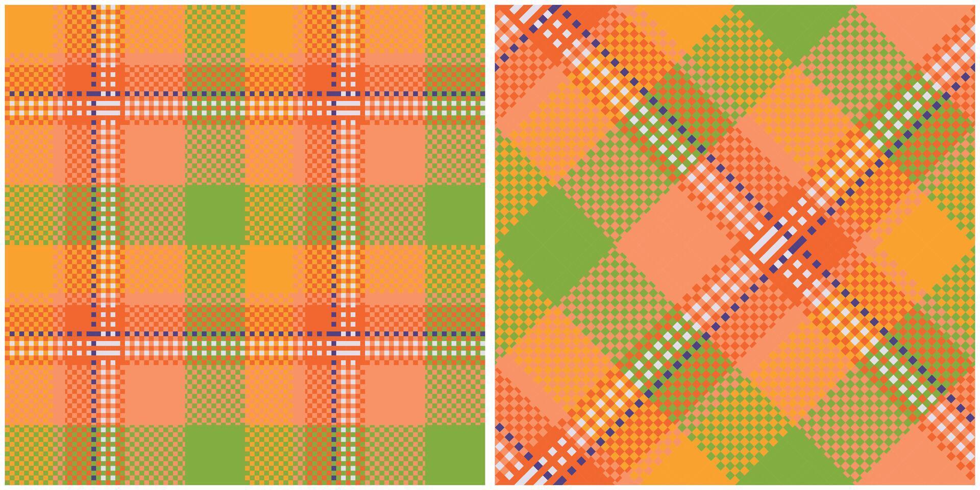 Scottish Tartan Seamless Pattern. Classic Scottish Tartan Design. Template for Design Ornament. Seamless Fabric Texture. vector