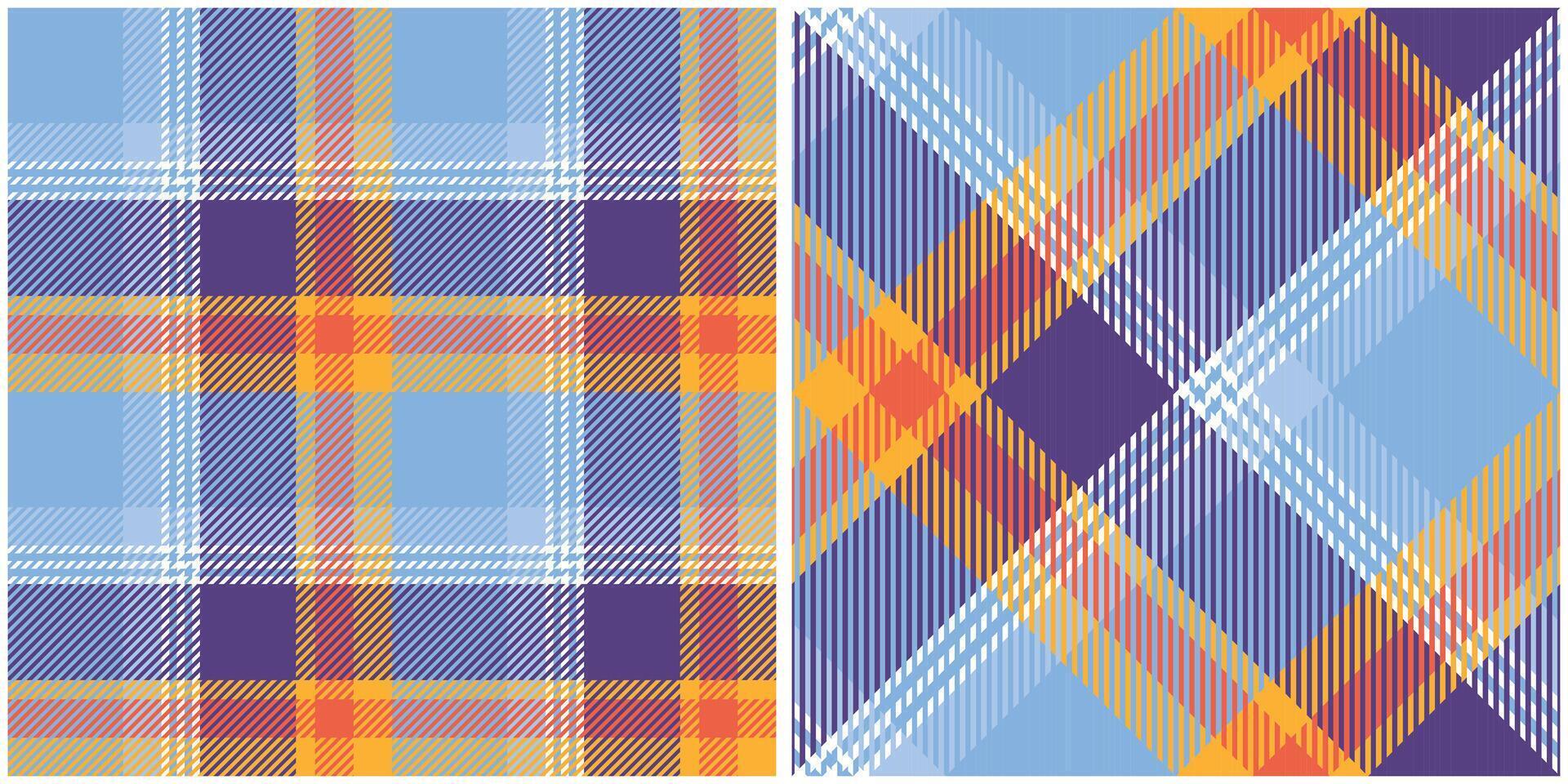 Tartan Plaid Seamless Pattern. Checker Pattern. Template for Design Ornament. Seamless Fabric Texture. vector