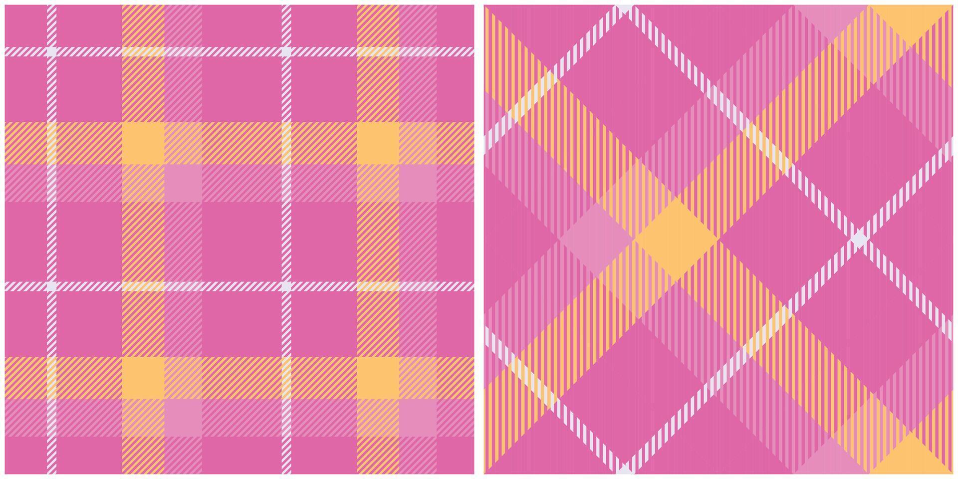 Tartan Plaid Seamless Pattern. Checkerboard Pattern. Seamless Tartan Illustration Set for Scarf, Blanket, Other Modern Spring Summer Autumn Winter Holiday Fabric Print. vector