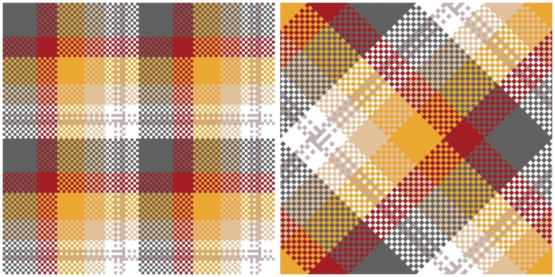 Tartan Seamless Pattern. Sweet Checker Pattern Traditional Scottish Woven Fabric. Lumberjack Shirt Flannel Textile. Pattern Tile Swatch Included. vector