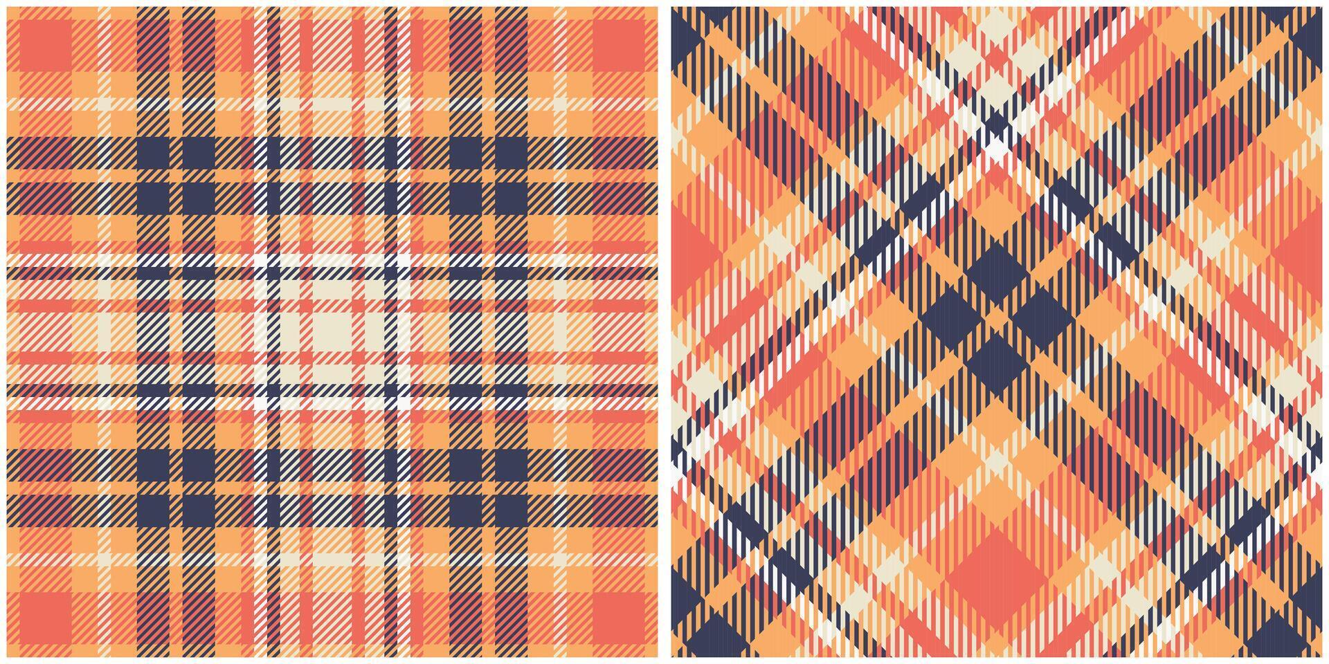 Plaid Pattern Seamless. Checkerboard Pattern Seamless Tartan Illustration Set for Scarf, Blanket, Other Modern Spring Summer Autumn Winter Holiday Fabric Print. vector