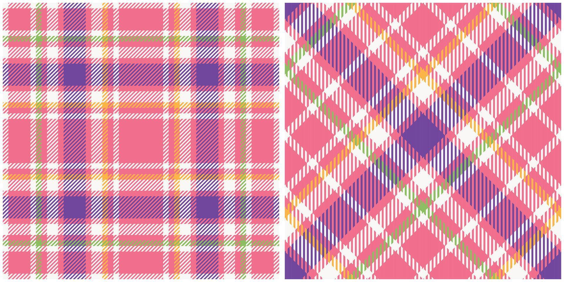 Plaid Patterns Seamless. Tartan Seamless Pattern Seamless Tartan Illustration Set for Scarf, Blanket, Other Modern Spring Summer Autumn Winter Holiday Fabric Print. vector