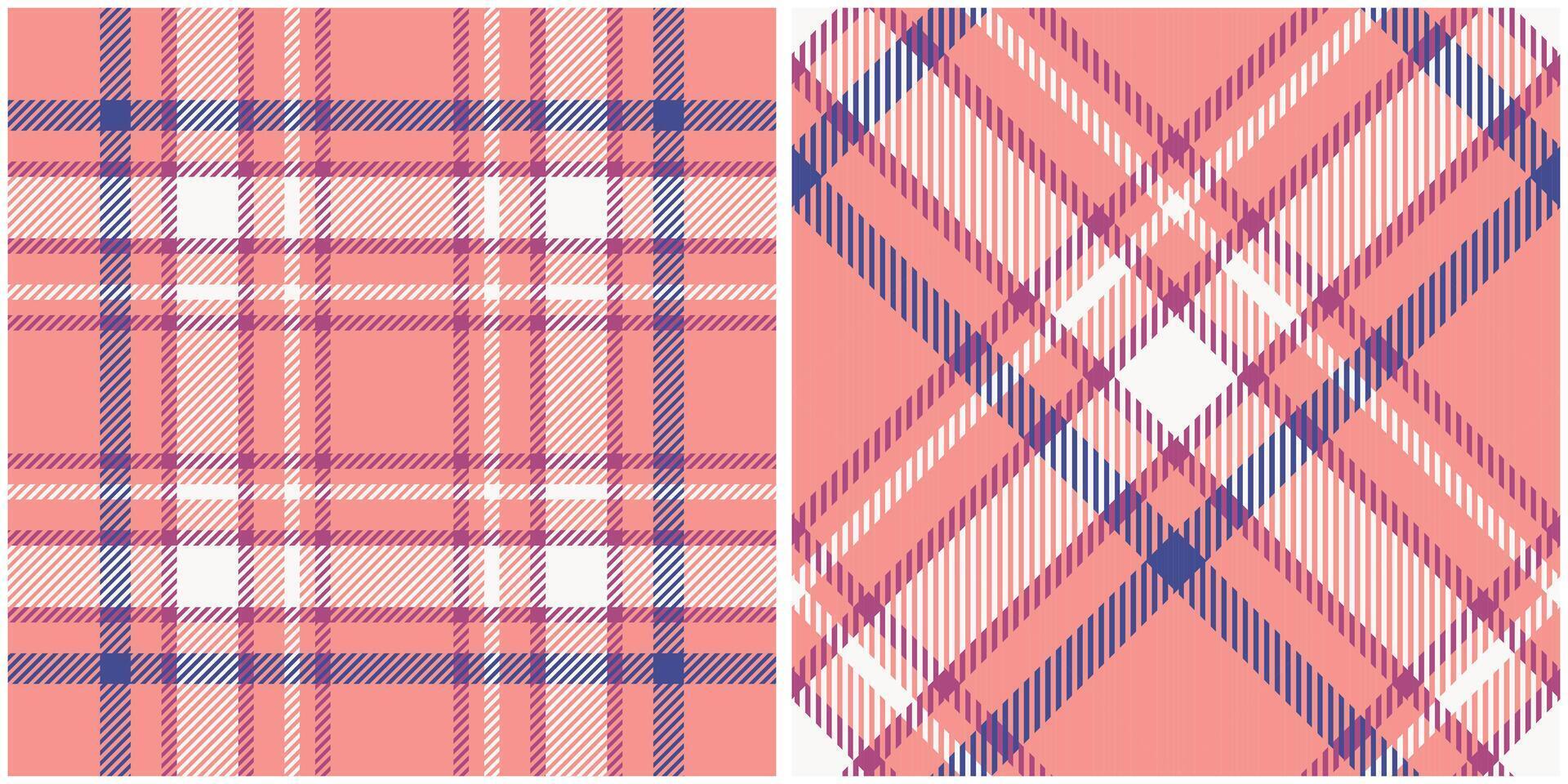 Scottish Tartan Seamless Pattern. Checkerboard Pattern Seamless Tartan Illustration Set for Scarf, Blanket, Other Modern Spring Summer Autumn Winter Holiday Fabric Print. vector