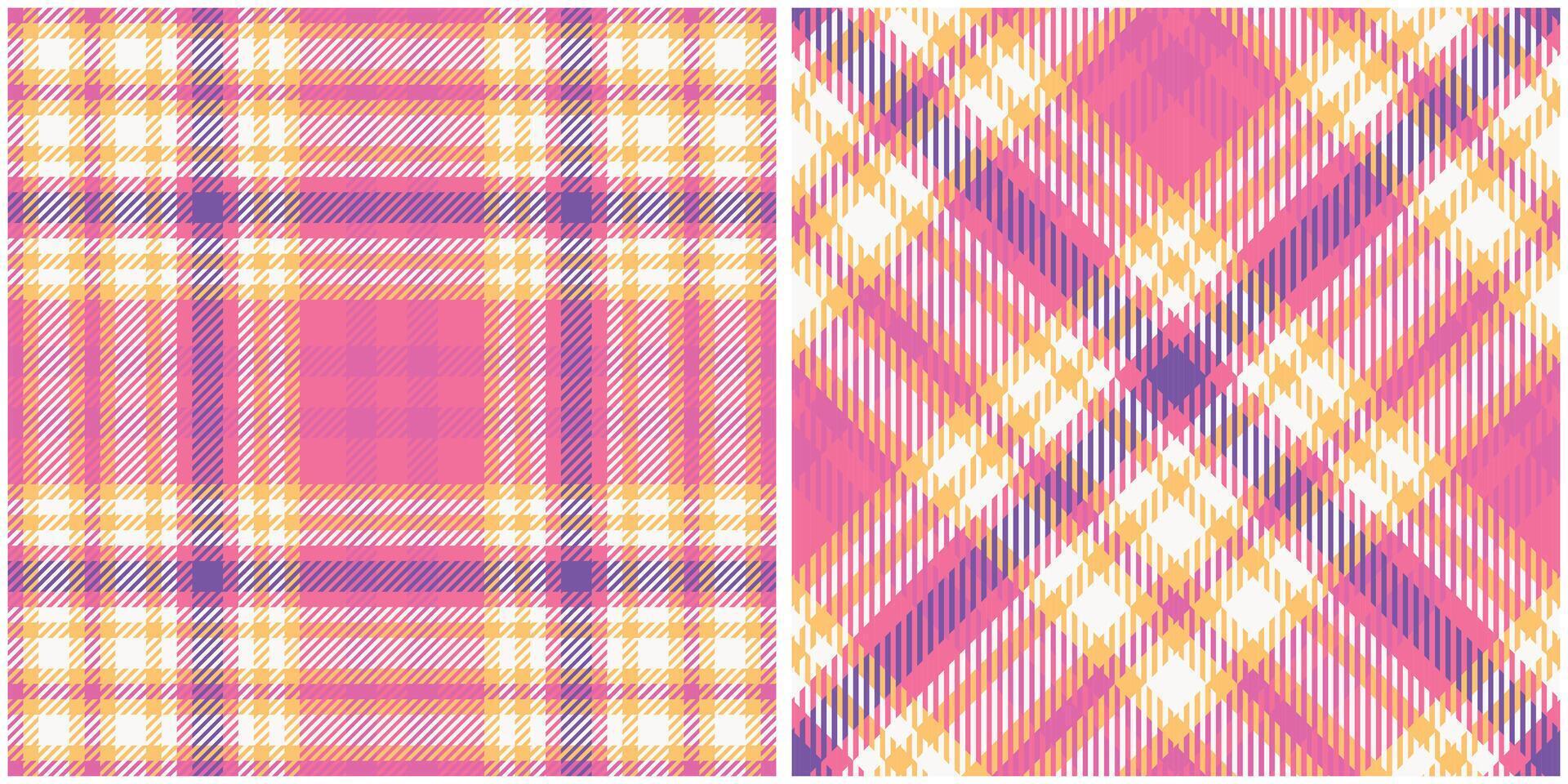 Tartan Plaid Seamless Pattern. Plaid Pattern Seamless. Seamless Tartan Illustration Set for Scarf, Blanket, Other Modern Spring Summer Autumn Winter Holiday Fabric Print. vector
