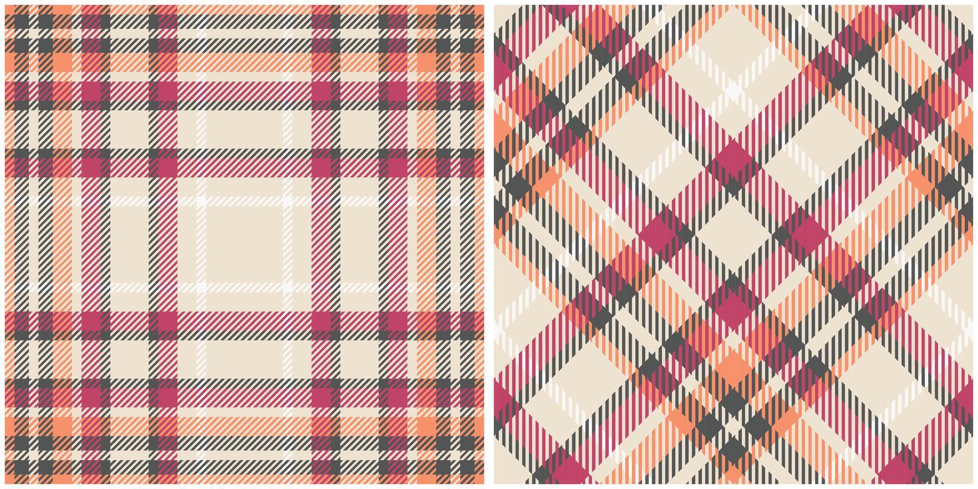 Classic Scottish Tartan Design. Checkerboard Pattern. Seamless Tartan Illustration Set for Scarf, Blanket, Other Modern Spring Summer Autumn Winter Holiday Fabric Print. vector
