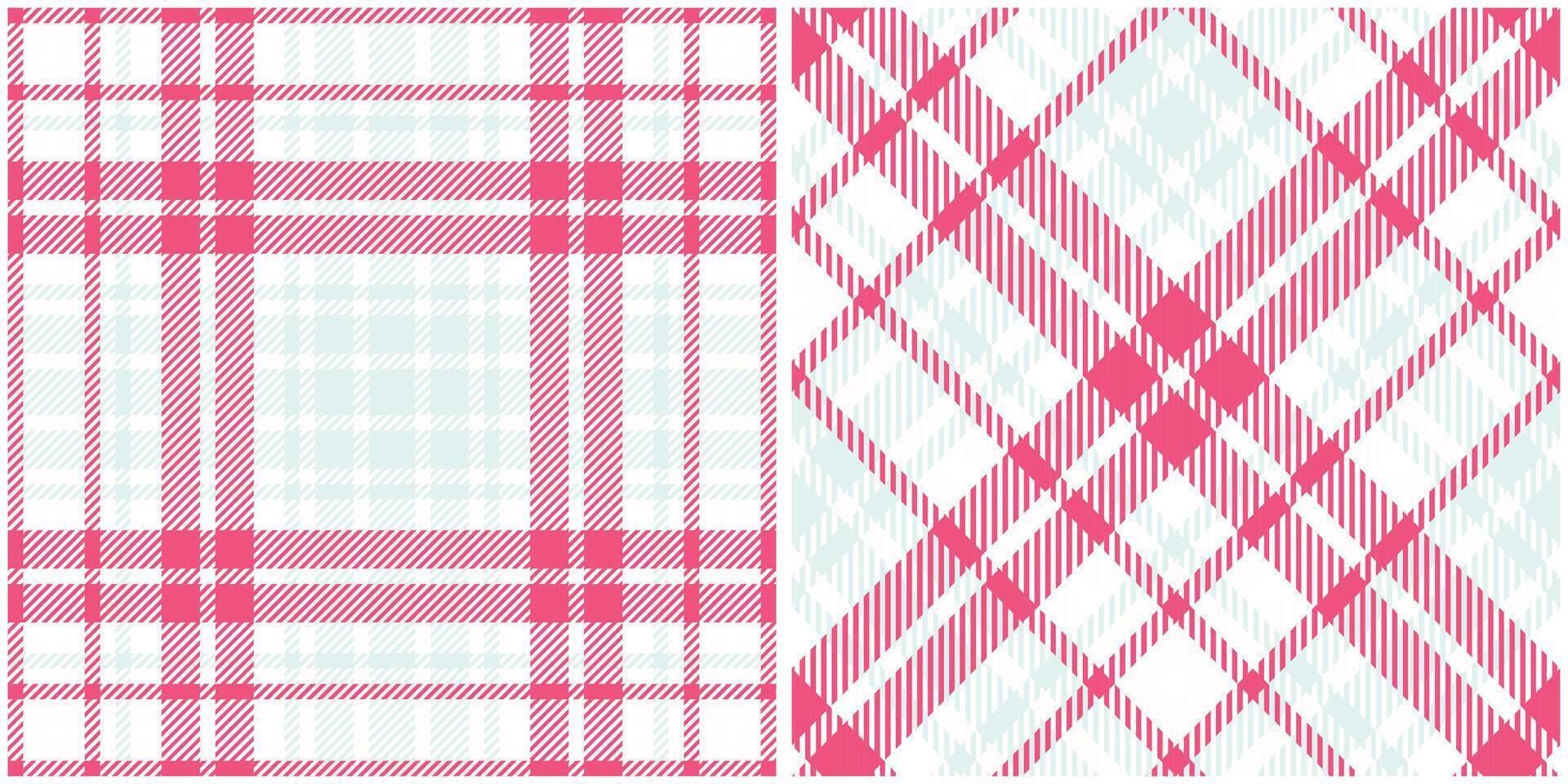 Tartan Plaid Seamless Pattern. Gingham Patterns. Seamless Tartan Illustration Set for Scarf, Blanket, Other Modern Spring Summer Autumn Winter Holiday Fabric Print. vector