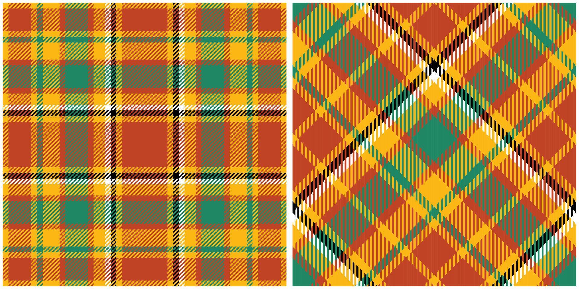 Scottish Tartan Plaid Seamless Pattern, Abstract Check Plaid Pattern. Seamless Tartan Illustration Set for Scarf, Blanket, Other Modern Spring Summer Autumn Winter Holiday Fabric Print. vector