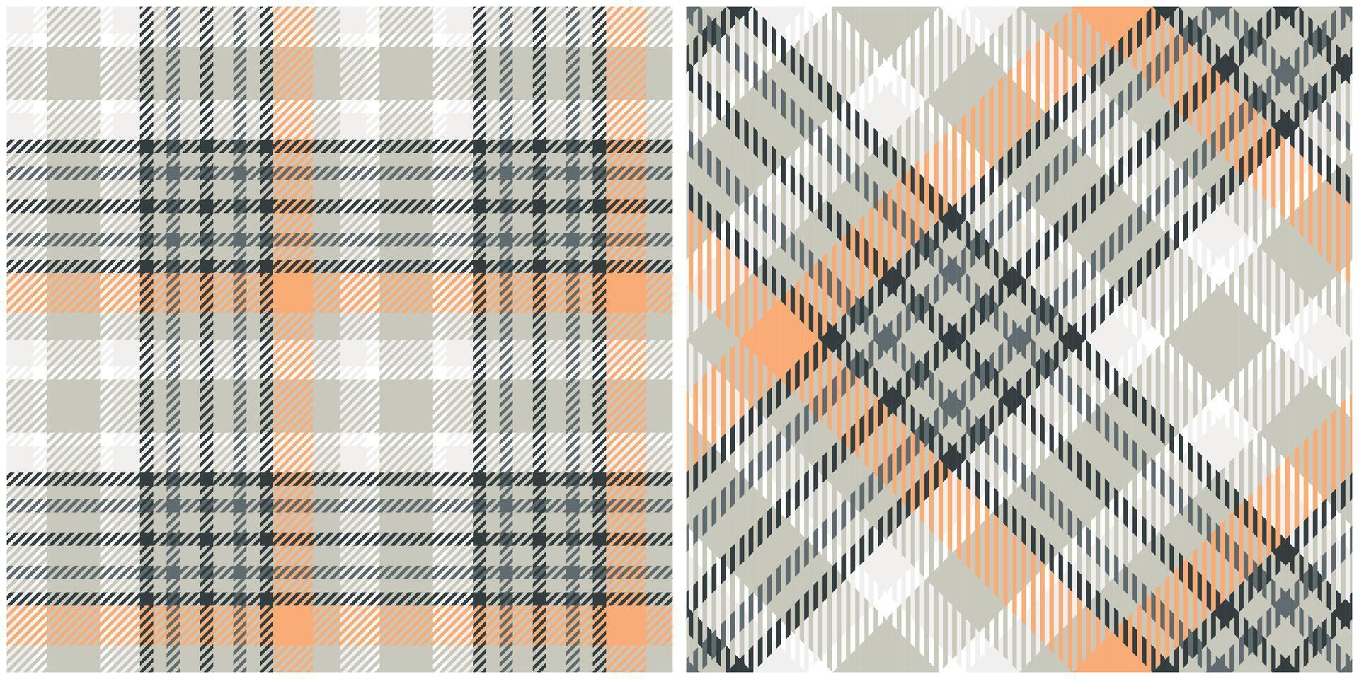 Tartan Seamless Pattern. Sweet Checkerboard Pattern Seamless Tartan Illustration Set for Scarf, Blanket, Other Modern Spring Summer Autumn Winter Holiday Fabric Print. vector