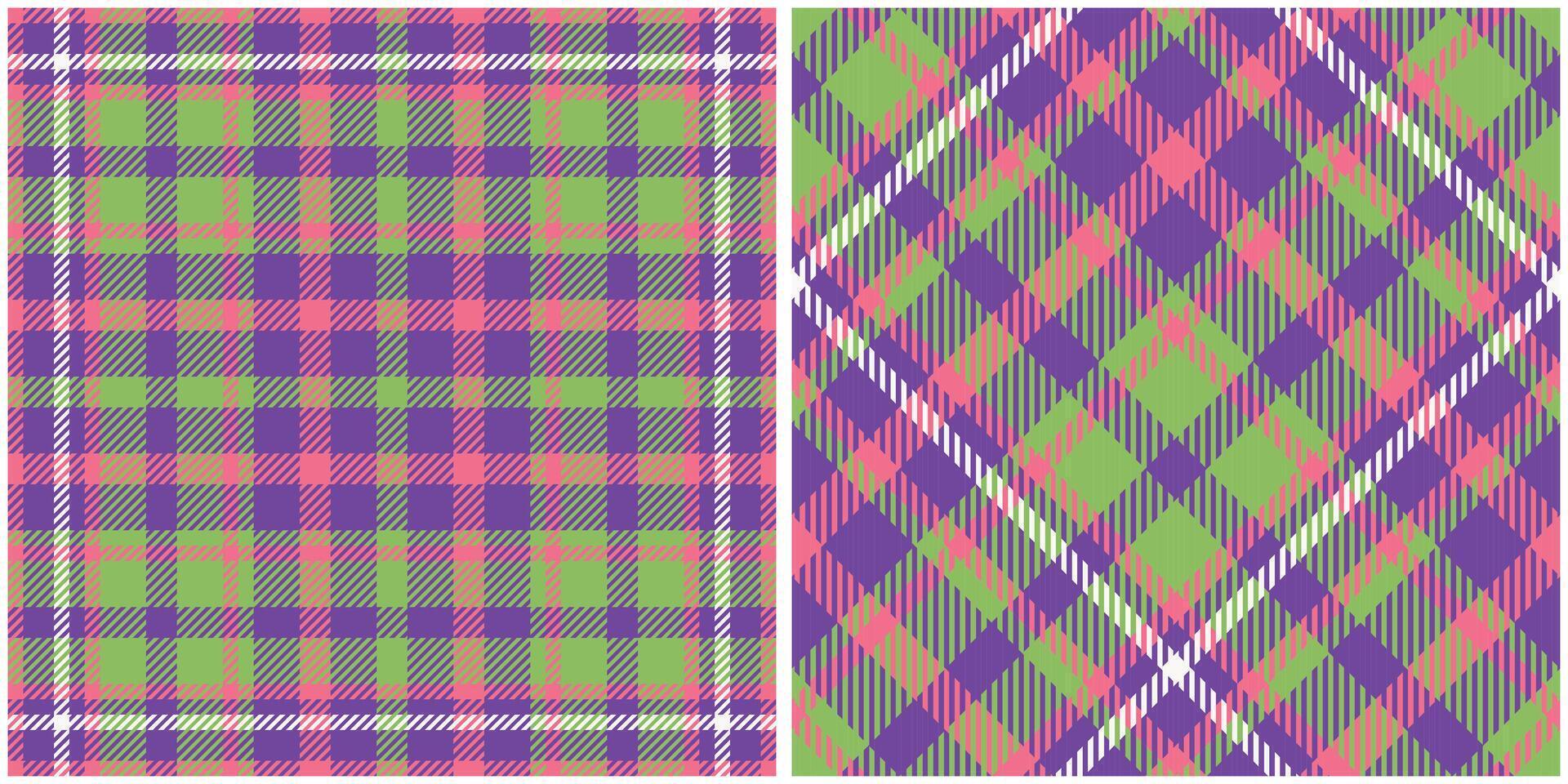 Plaid Patterns Seamless. Classic Plaid Tartan Traditional Scottish Woven Fabric. Lumberjack Shirt Flannel Textile. Pattern Tile Swatch Included. vector