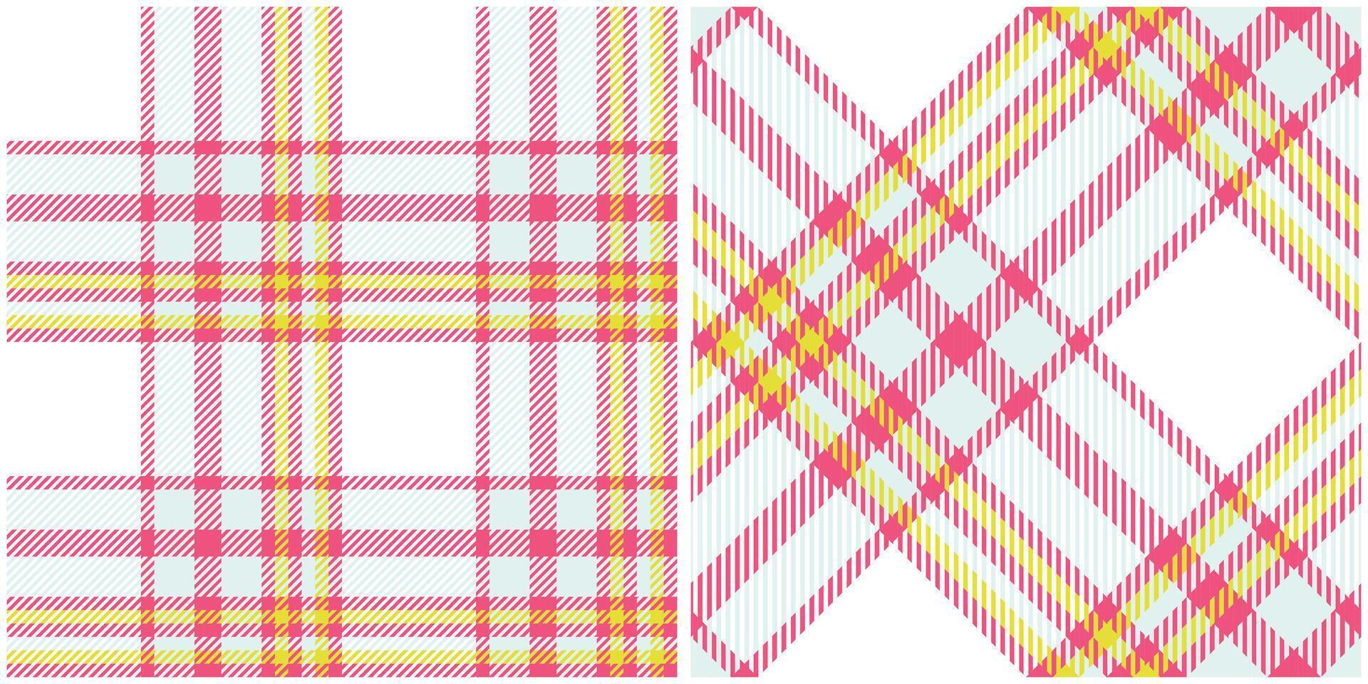 Tartan Plaid Seamless Pattern. Tartan Seamless Pattern. Template for Design Ornament. Seamless Fabric Texture. Illustration vector