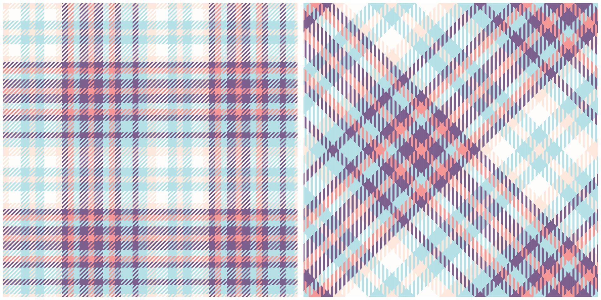 Tartan Plaid Seamless Pattern. Classic Scottish Tartan Design. Seamless Tartan Illustration Set for Scarf, Blanket, Other Modern Spring Summer Autumn Winter Holiday Fabric Print. vector