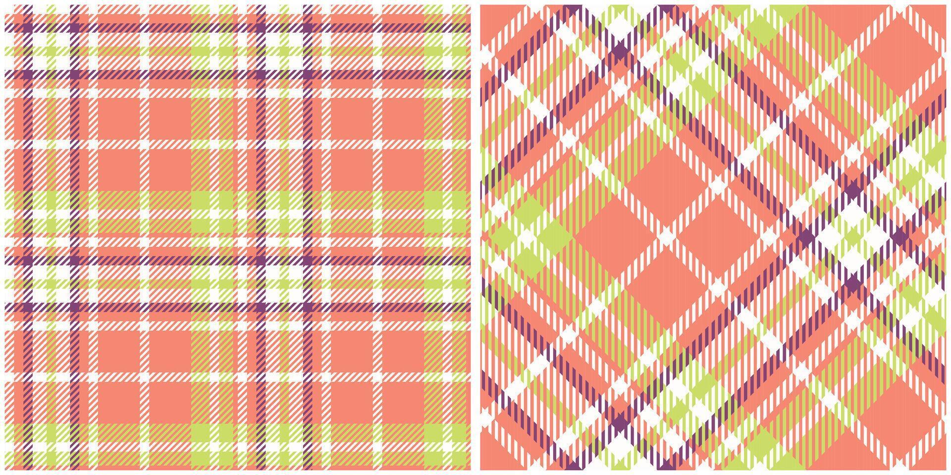 Tartan Plaid Pattern Seamless. Checkerboard Pattern. Seamless Tartan Illustration Set for Scarf, Blanket, Other Modern Spring Summer Autumn Winter Holiday Fabric Print. vector
