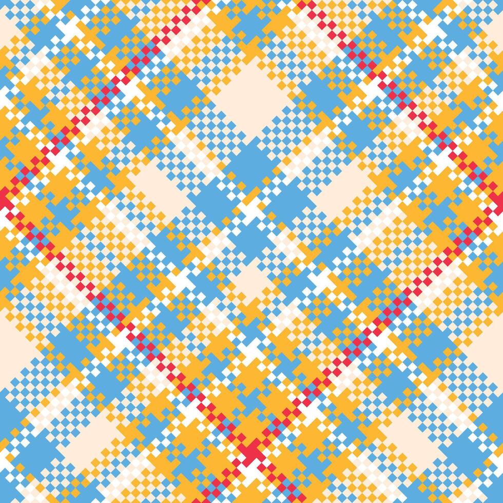 Plaid Patterns Seamless. Checkerboard Pattern for Scarf, Dress, Skirt, Other Modern Spring Autumn Winter Fashion Textile Design. vector