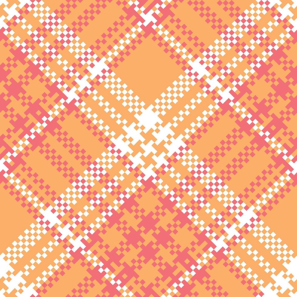 Scottish Tartan Pattern. Checkerboard Pattern Seamless Tartan Illustration Set for Scarf, Blanket, Other Modern Spring Summer Autumn Winter Holiday Fabric Print. vector