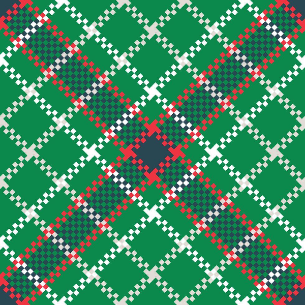 Tartan Plaid Seamless Pattern. Checker Pattern. Traditional Scottish Woven Fabric. Lumberjack Shirt Flannel Textile. Pattern Tile Swatch Included. vector