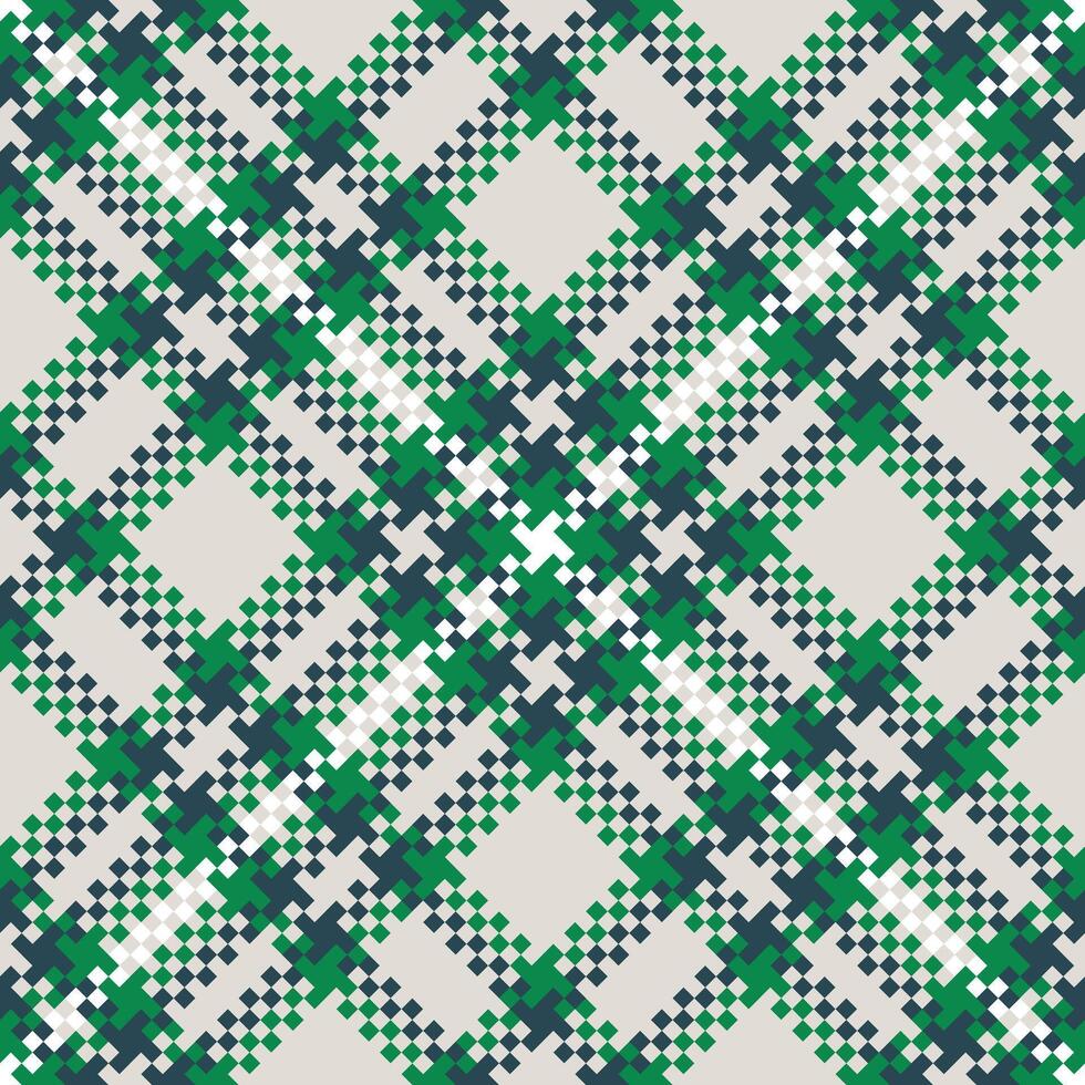 Tartan Plaid Seamless Pattern. Checkerboard Pattern. Seamless Tartan Illustration Set for Scarf, Blanket, Other Modern Spring Summer Autumn Winter Holiday Fabric Print. vector