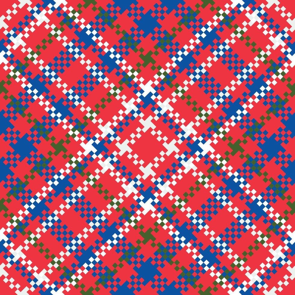 Scottish Tartan Plaid Seamless Pattern, Gingham Patterns. Seamless Tartan Illustration Set for Scarf, Blanket, Other Modern Spring Summer Autumn Winter Holiday Fabric Print. vector