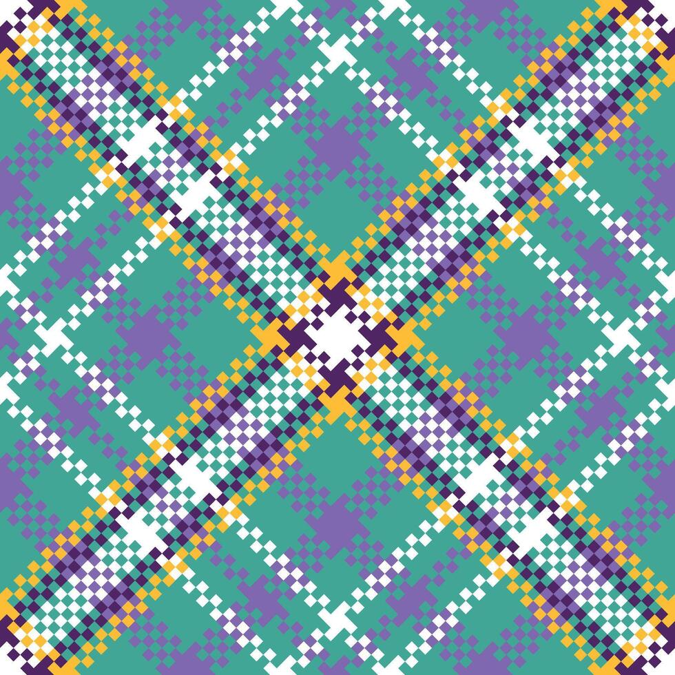 Tartan Pattern Seamless. Sweet Checkerboard Pattern Traditional Scottish Woven Fabric. Lumberjack Shirt Flannel Textile. Pattern Tile Swatch Included. vector