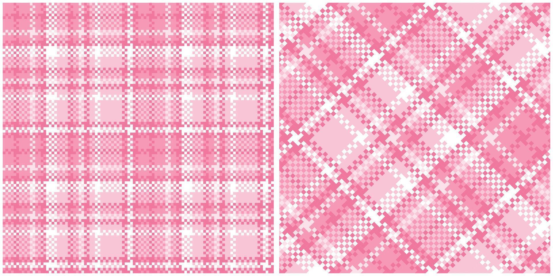 Tartan Pattern Seamless. Pastel Gingham Patterns Seamless Tartan Illustration Set for Scarf, Blanket, Other Modern Spring Summer Autumn Winter Holiday Fabric Print. vector