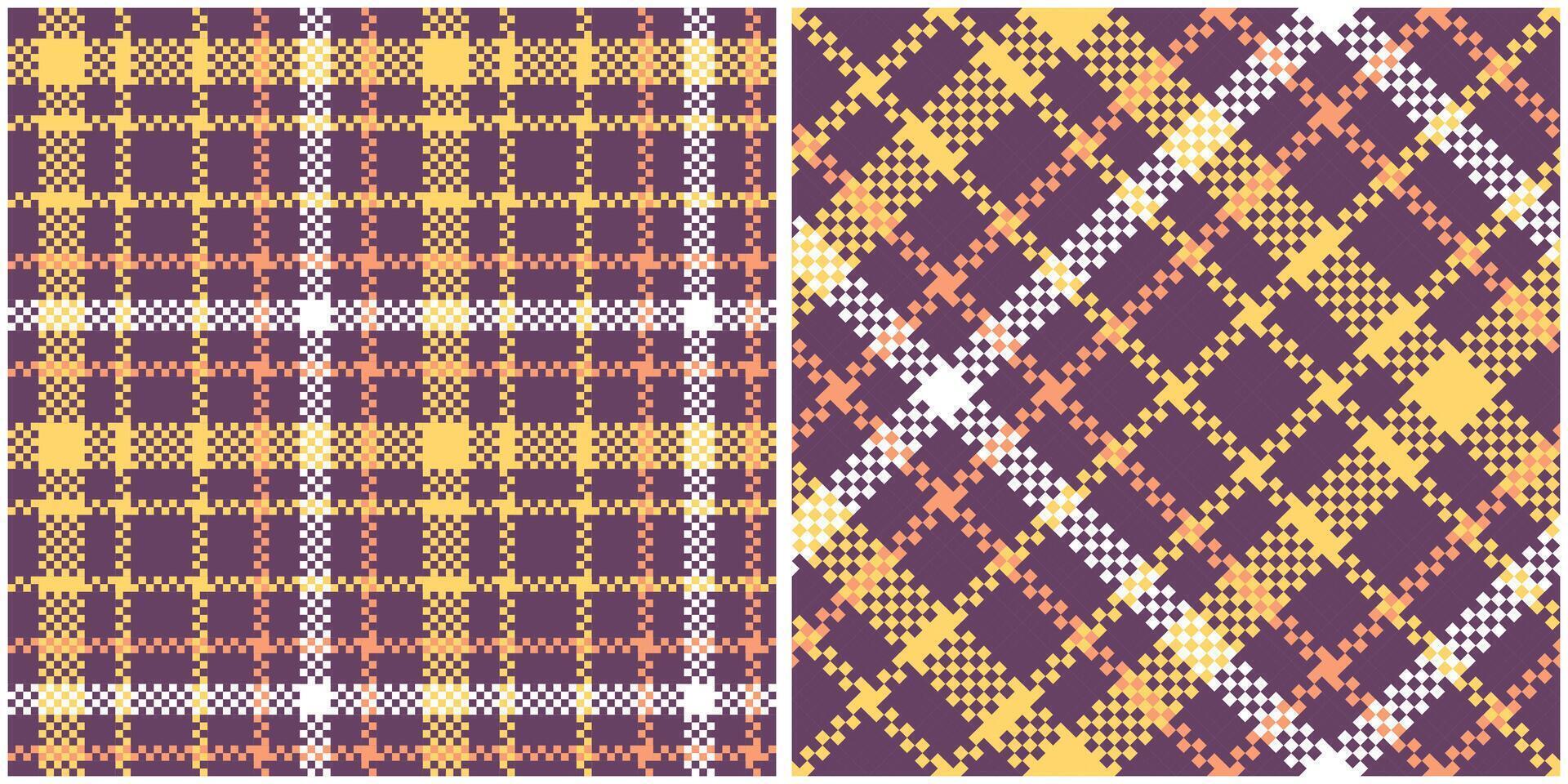 Plaids Pattern Seamless. Abstract Check Plaid Pattern Seamless. Tartan Illustration Set for Scarf, Blanket, Other Modern Spring Summer Autumn Winter Holiday Fabric Print. vector