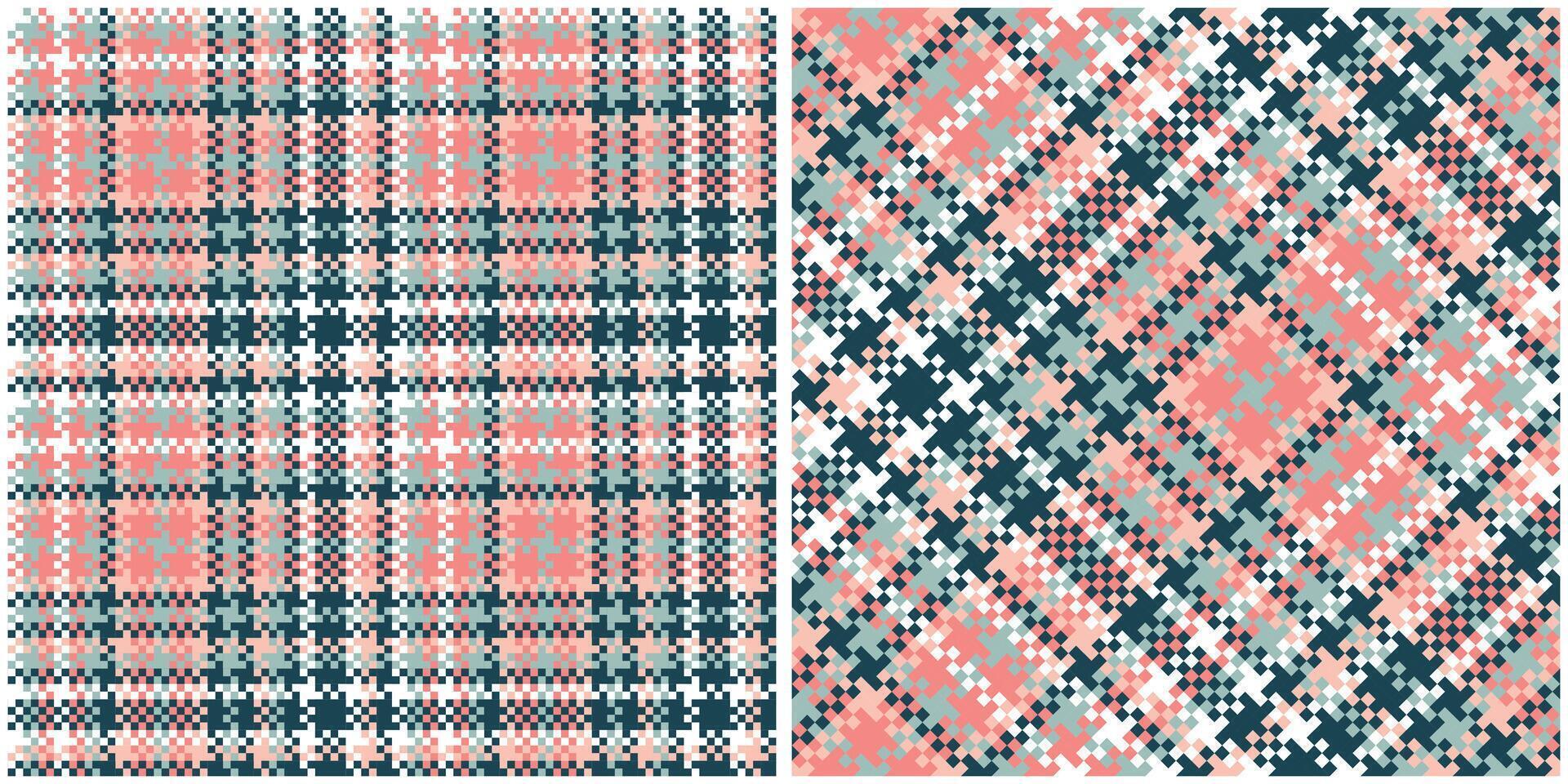 Plaid Pattern Seamless. Checkerboard Pattern Template for Design Ornament. Seamless Fabric Texture. vector