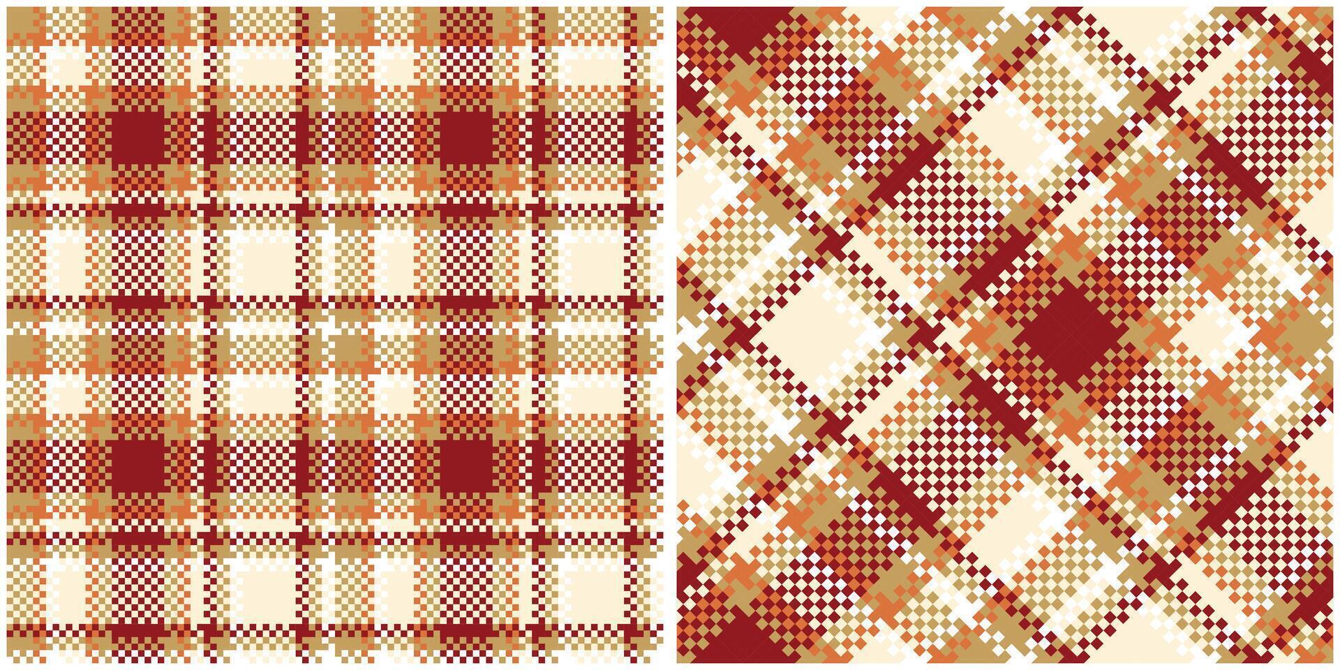Plaid Pattern Seamless. Scottish Tartan Pattern Template for Design Ornament. Seamless Fabric Texture. vector