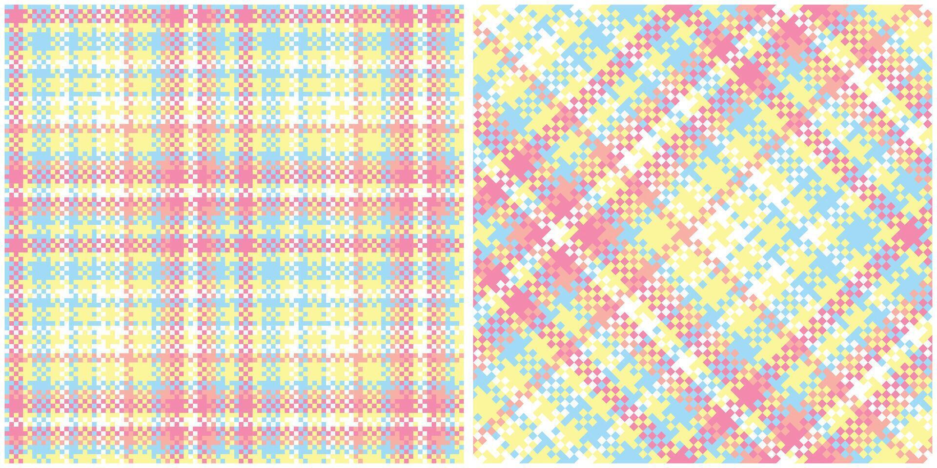Plaid Pattern Seamless. Tartan Plaid Seamless Pattern. Traditional Scottish Woven Fabric. Lumberjack Shirt Flannel Textile. Pattern Tile Swatch Included. vector