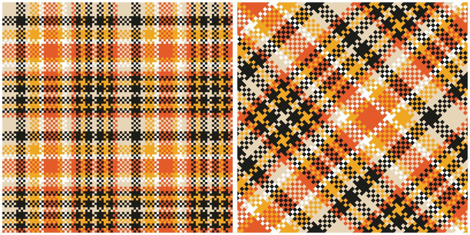 Plaid Patterns Seamless. Classic Plaid Tartan Template for Design Ornament. Seamless Fabric Texture. vector
