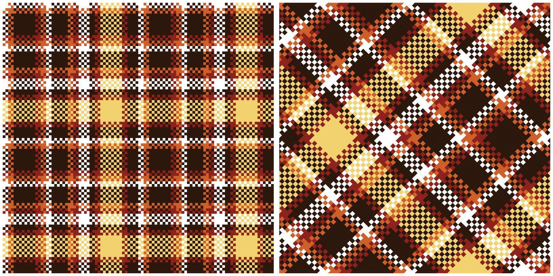Scottish Tartan Pattern. Plaid Patterns Seamless Traditional Scottish Woven Fabric. Lumberjack Shirt Flannel Textile. Pattern Tile Swatch Included. vector