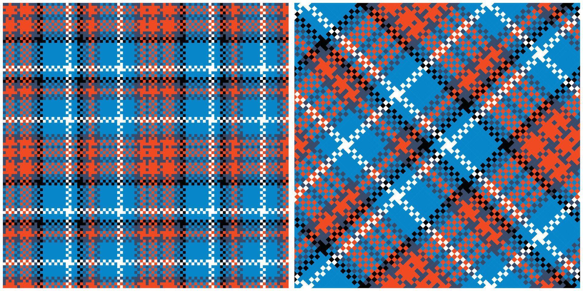 Scottish Tartan Seamless Pattern. Plaid Patterns Seamless Template for Design Ornament. Seamless Fabric Texture. vector