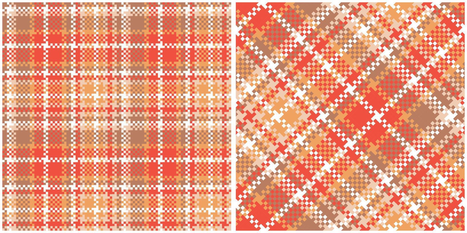 Scottish Tartan Seamless Pattern. Scottish Plaid, Traditional Scottish Woven Fabric. Lumberjack Shirt Flannel Textile. Pattern Tile Swatch Included. vector