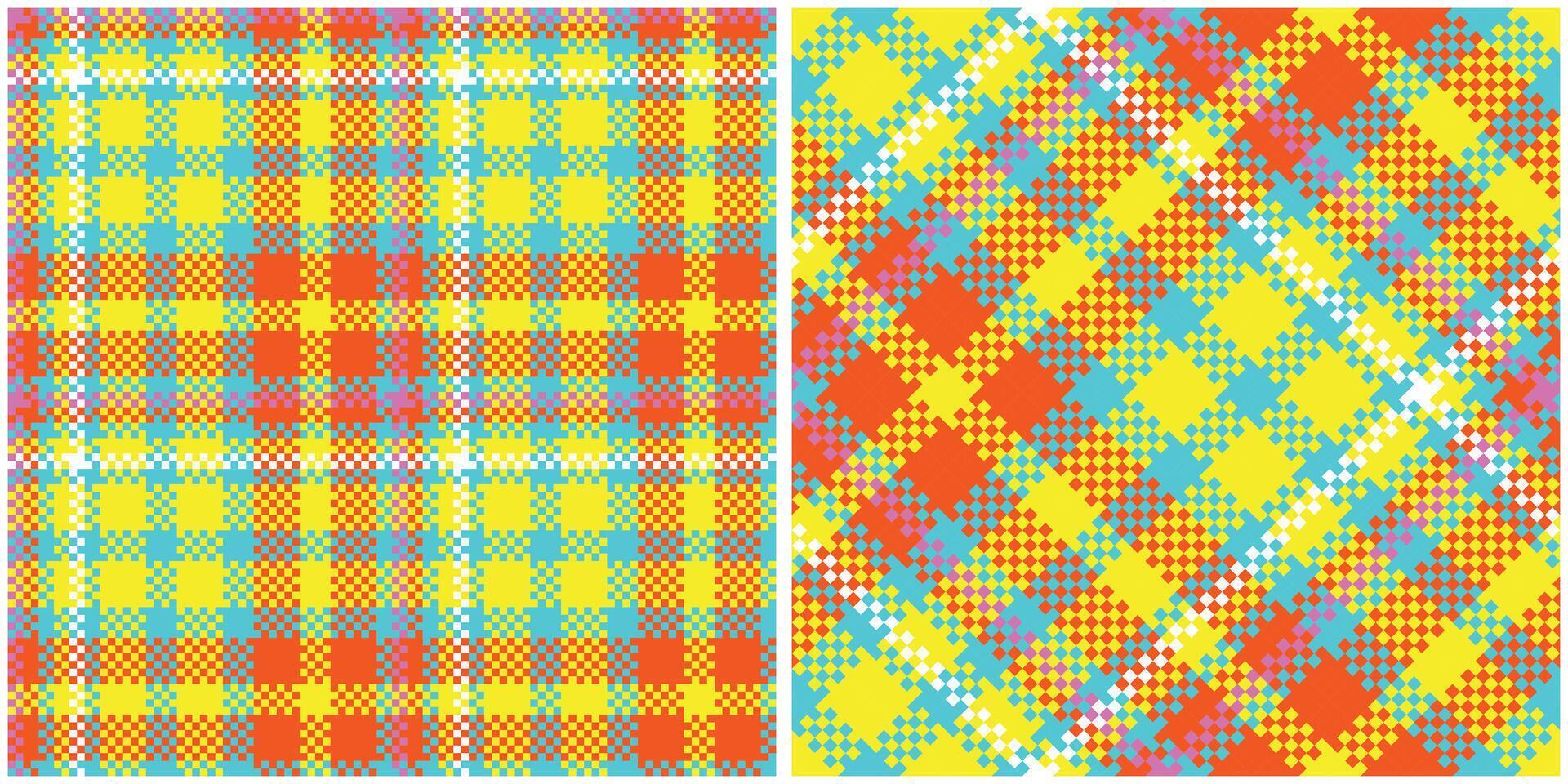 Scottish Tartan Seamless Pattern. Classic Scottish Tartan Design. Template for Design Ornament. Seamless Fabric Texture. vector