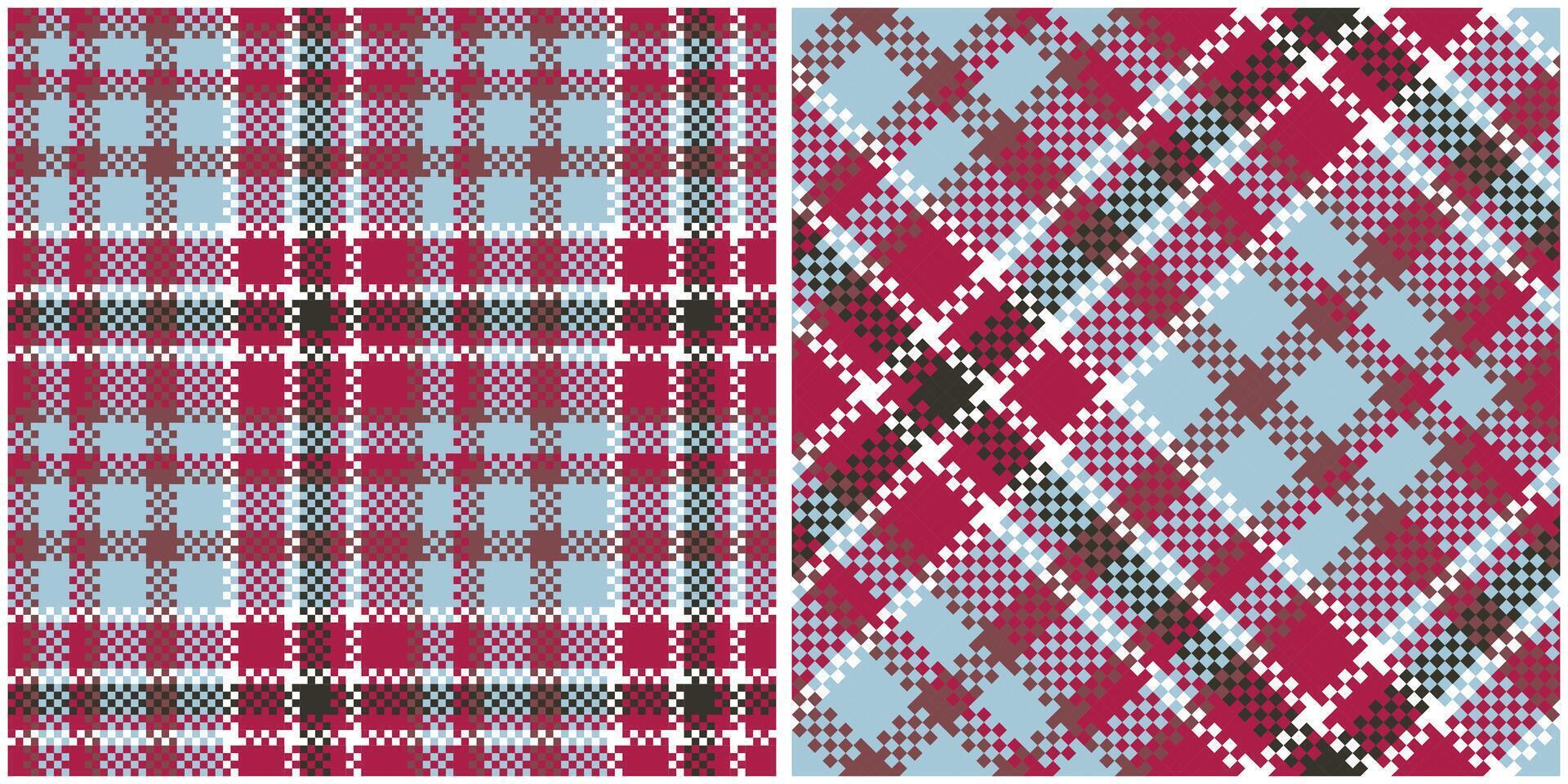 Tartan Plaid Seamless Pattern. Gingham Patterns. Template for Design Ornament. Seamless Fabric Texture. vector