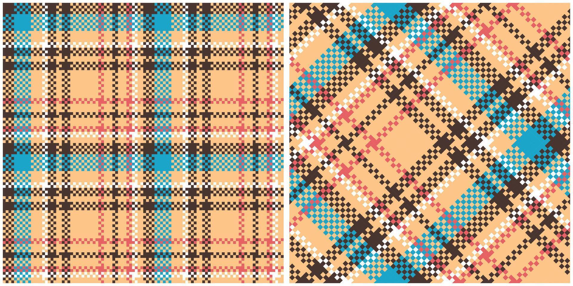 Tartan Plaid Seamless Pattern. Classic Plaid Tartan. Template for Design Ornament. Seamless Fabric Texture. vector