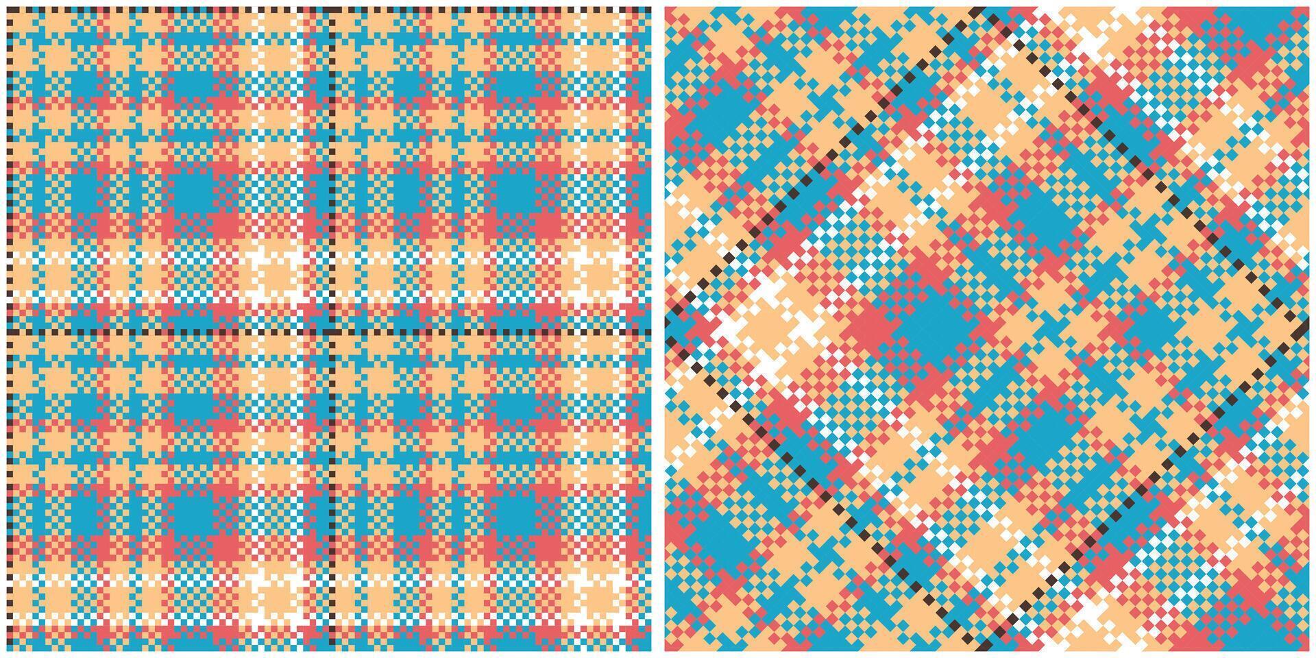 Tartan Plaid Seamless Pattern. Scottish Plaid, Template for Design Ornament. Seamless Fabric Texture. vector