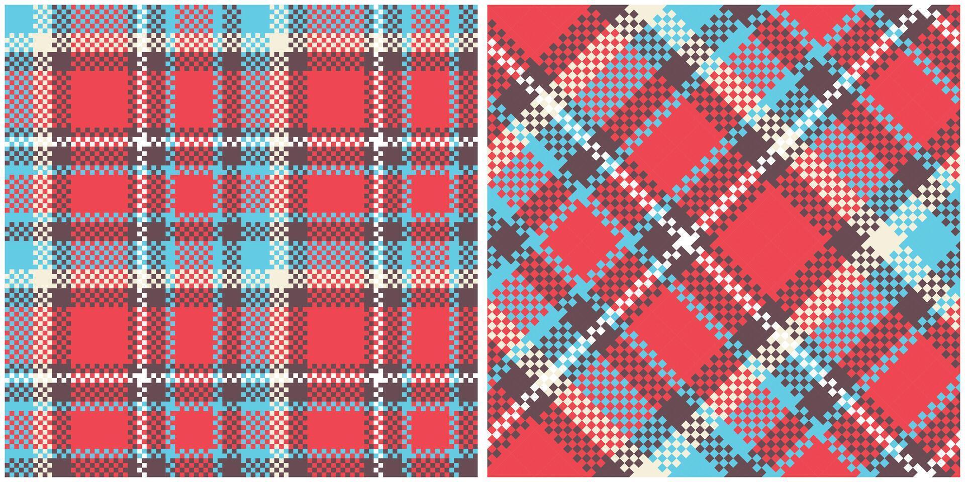 Classic Scottish Tartan Design. Gingham Patterns. Traditional Scottish Woven Fabric. Lumberjack Shirt Flannel Textile. Pattern Tile Swatch Included. vector