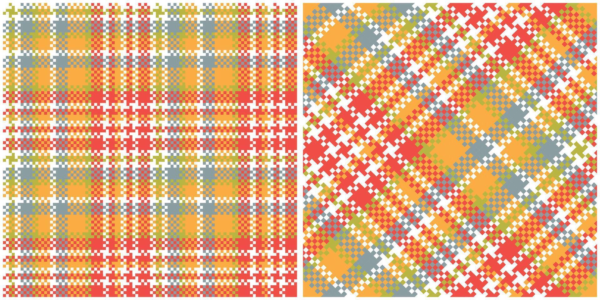 Tartan Plaid Seamless Pattern. Plaids Pattern Seamless. Traditional Scottish Woven Fabric. Lumberjack Shirt Flannel Textile. Pattern Tile Swatch Included. vector