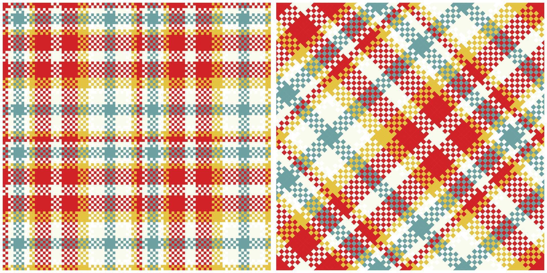Tartan Plaid Seamless Pattern. Tartan Seamless Pattern. for Scarf, Dress, Skirt, Other Modern Spring Autumn Winter Fashion Textile Design. vector