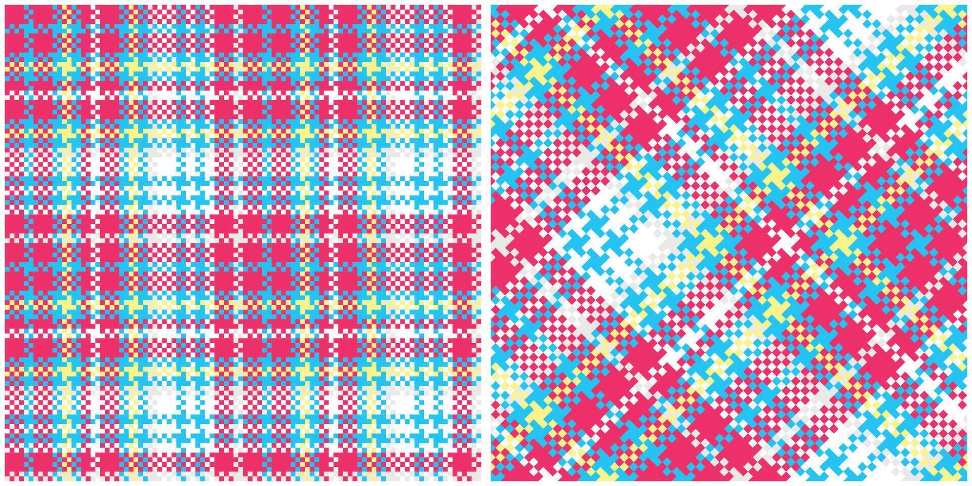 Tartan Plaid Seamless Pattern. Traditional Scottish Checkered Background. Traditional Scottish Woven Fabric. Lumberjack Shirt Flannel Textile. Pattern Tile Swatch Included. vector