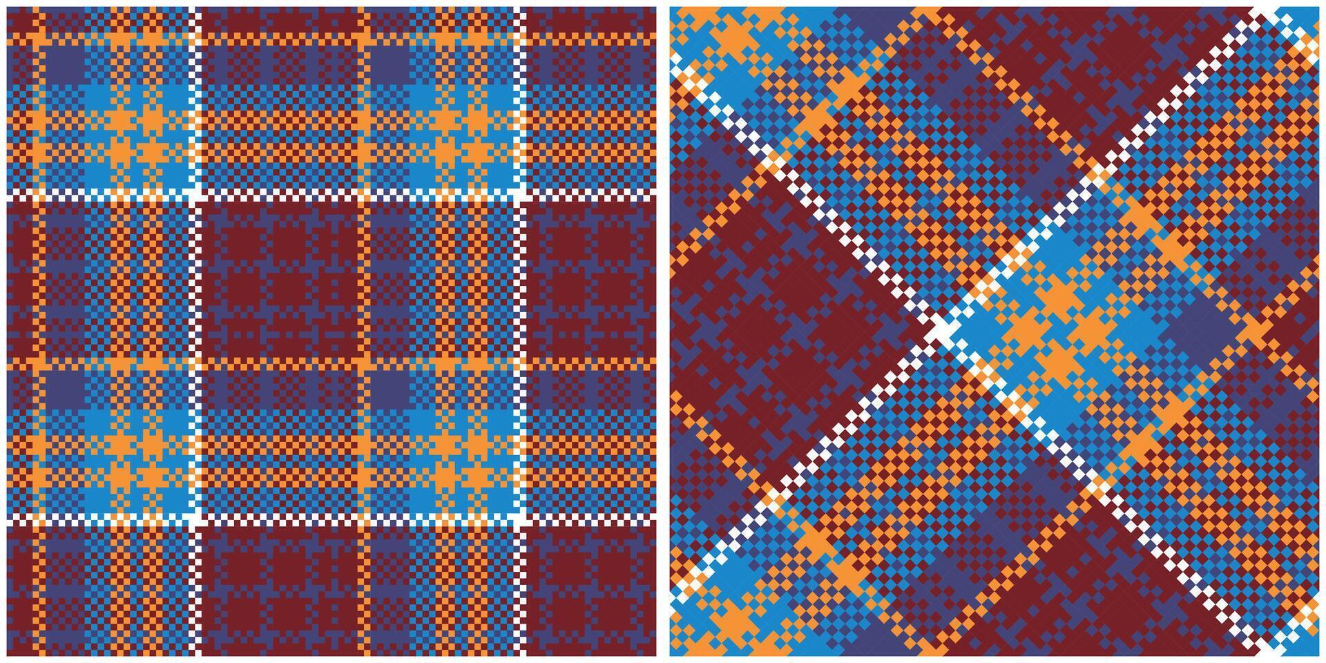 Tartan Plaid Pattern Seamless. Scottish Tartan Seamless Pattern. Traditional Scottish Woven Fabric. Lumberjack Shirt Flannel Textile. Pattern Tile Swatch Included. vector