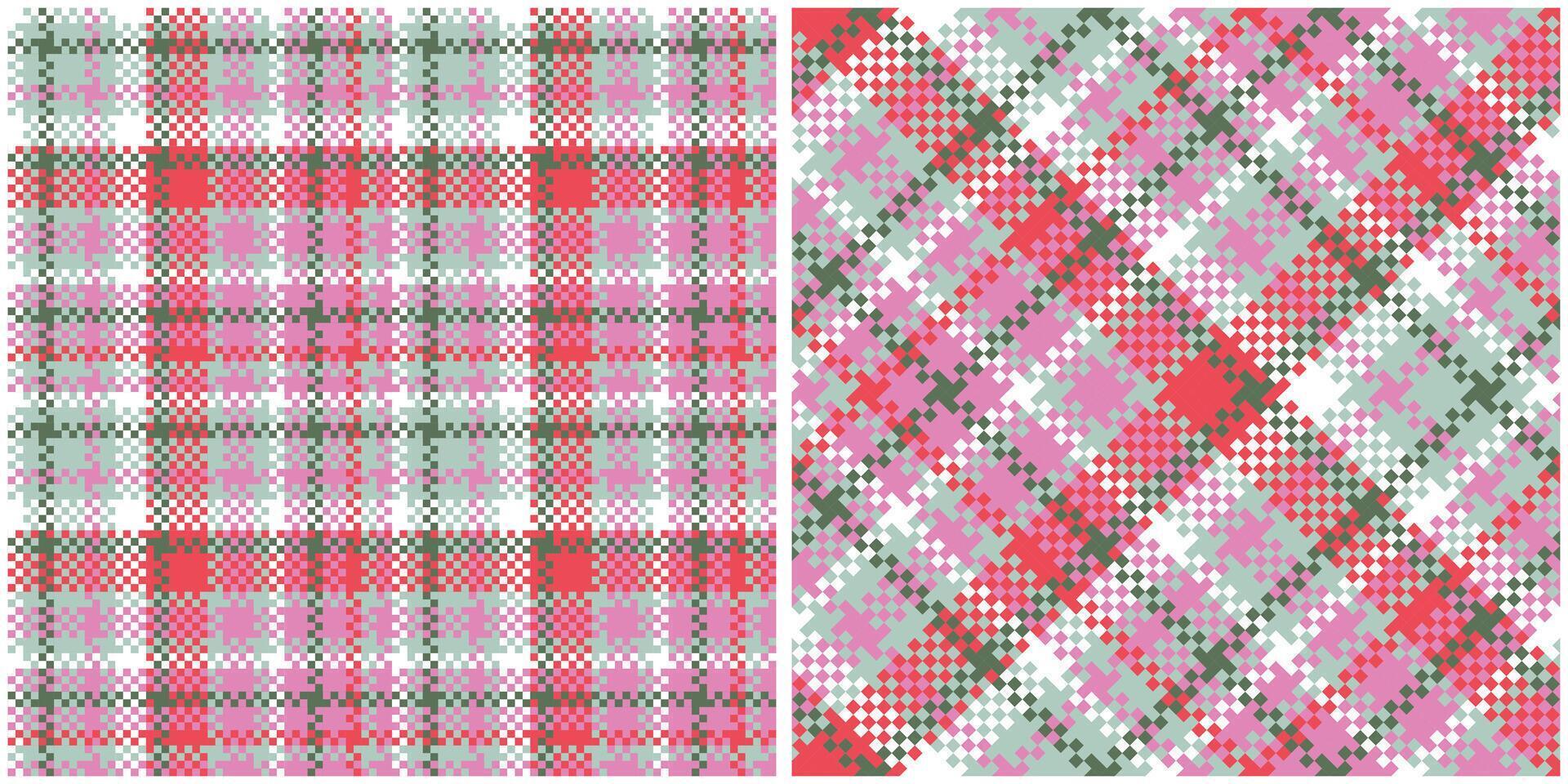 Tartan Plaid Pattern Seamless. Checkerboard Pattern. Traditional Scottish Woven Fabric. Lumberjack Shirt Flannel Textile. Pattern Tile Swatch Included. vector
