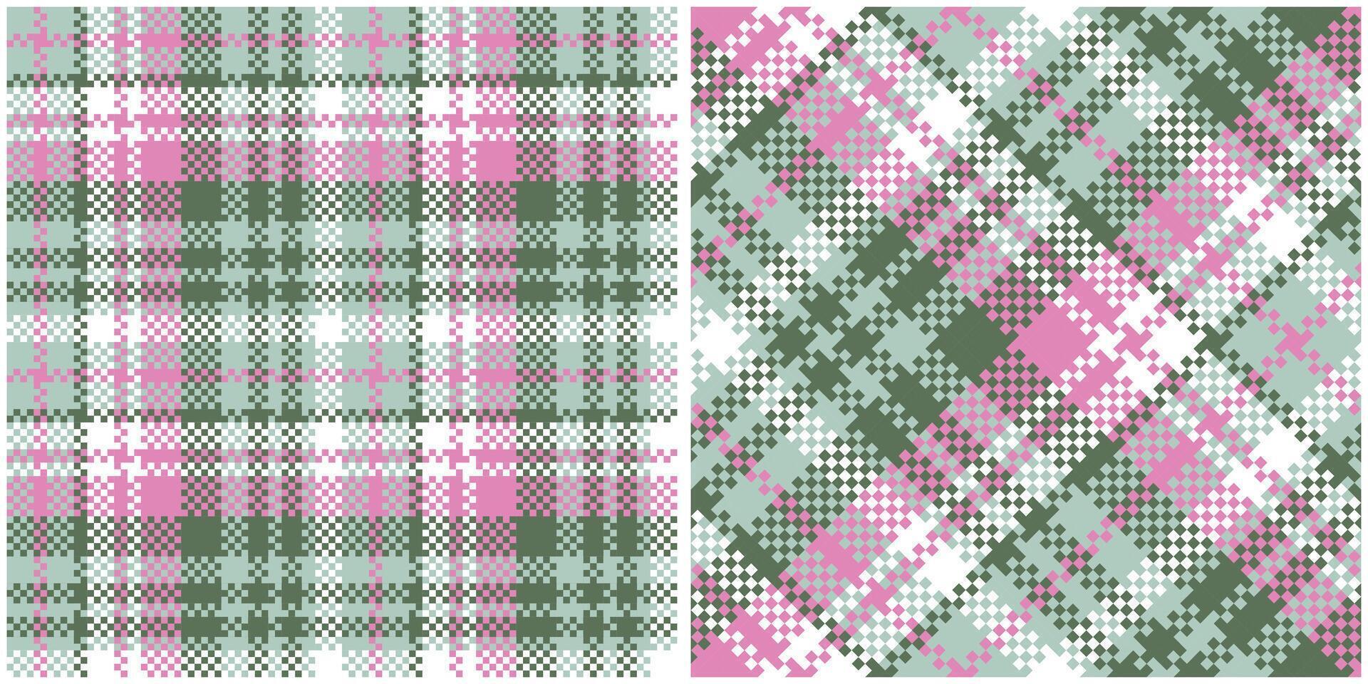 Tartan Plaid Pattern Seamless. Checkerboard Pattern. Template for Design Ornament. Seamless Fabric Texture. Illustration vector