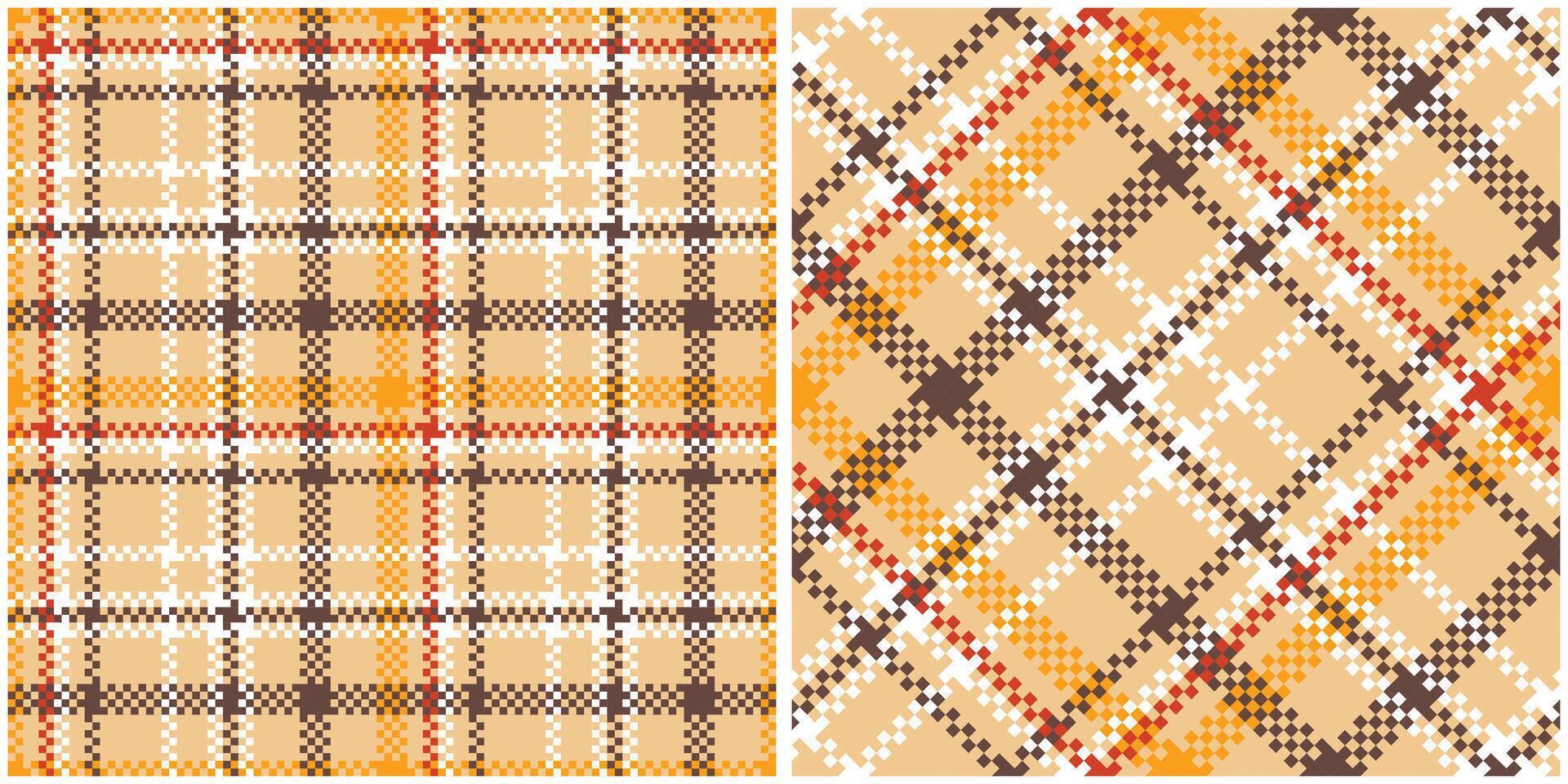 Tartan Plaid Pattern Seamless. Classic Plaid Tartan. Template for Design Ornament. Seamless Fabric Texture. Illustration vector