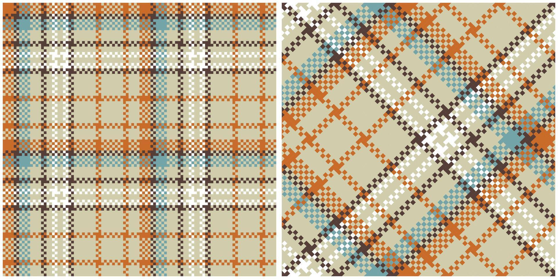 Scottish Tartan Plaid Seamless Pattern, Plaid Pattern Seamless. for Scarf, Dress, Skirt, Other Modern Spring Autumn Winter Fashion Textile Design. vector