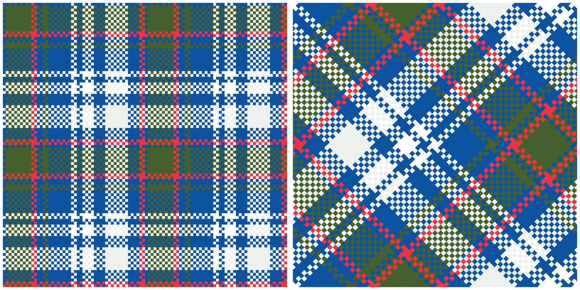 Scottish Tartan Plaid Seamless Pattern, Gingham Patterns. Template for Design Ornament. Seamless Fabric Texture. Illustration vector