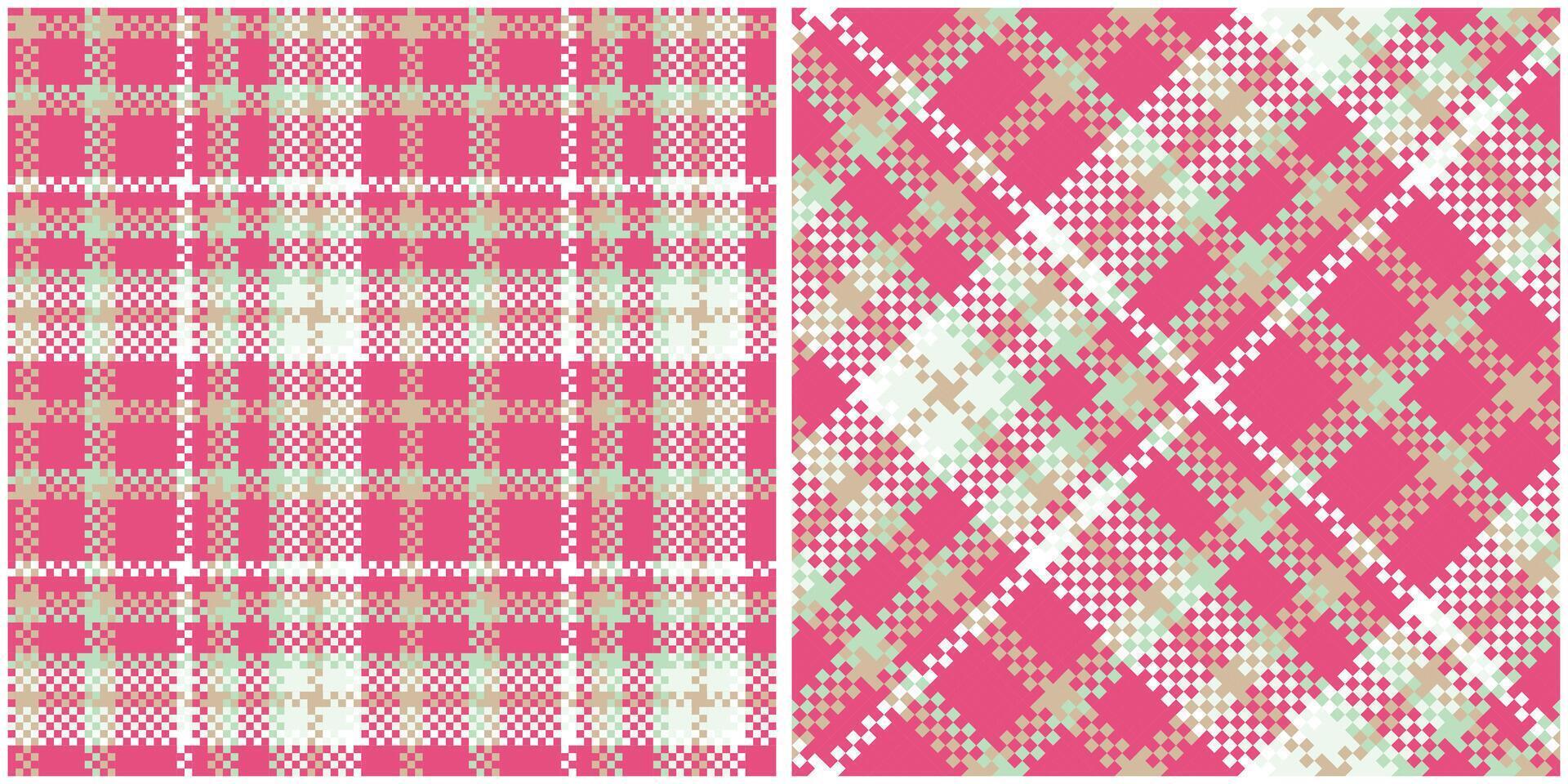 Scottish Tartan Plaid Seamless Pattern, Checkerboard Pattern. Template for Design Ornament. Seamless Fabric Texture. Illustration vector